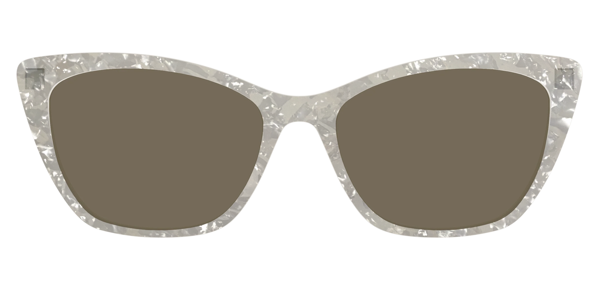 The Polarized White Quartz Pearl Sun Top