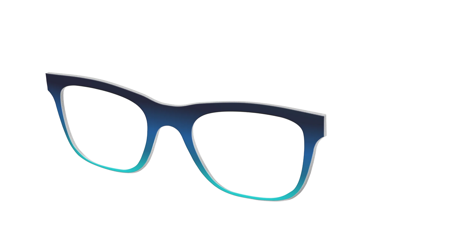 The Royal Blue to Seafoam Gradient