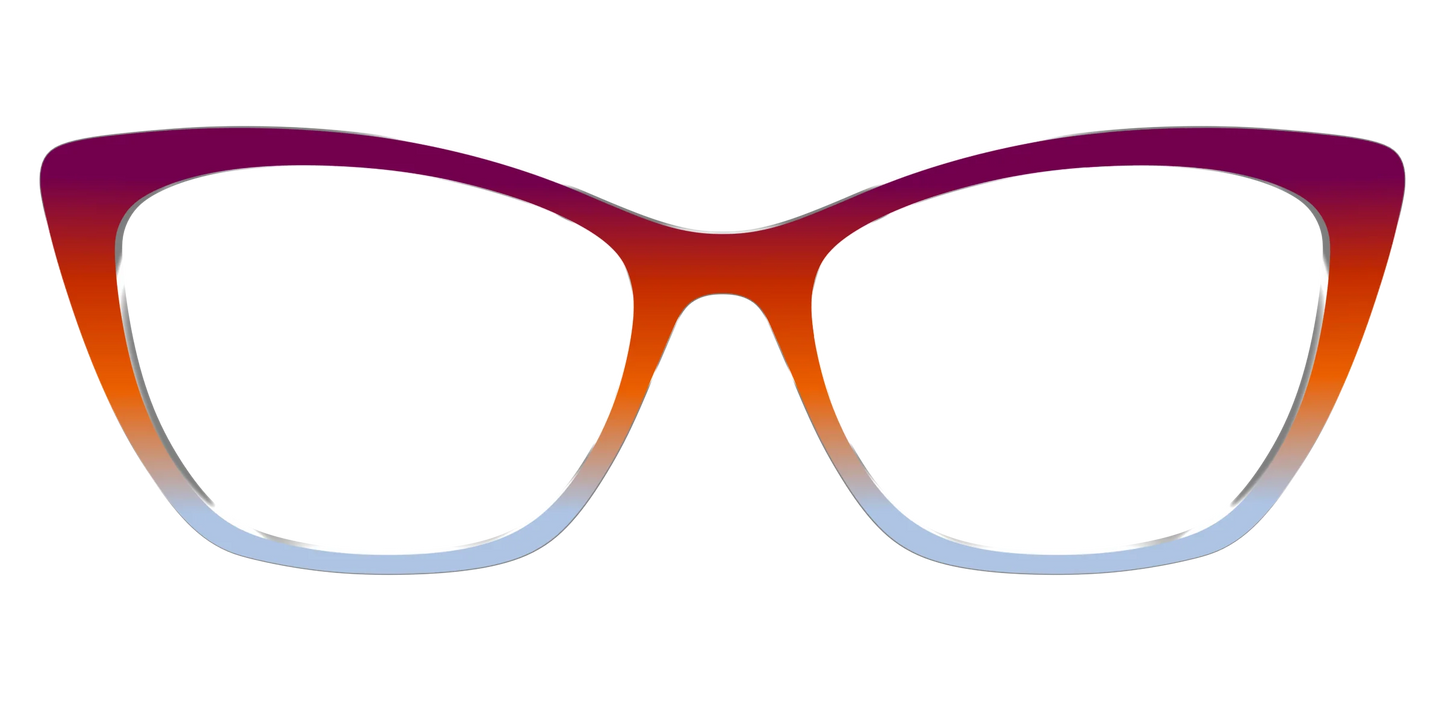 The Raspberry to Periwinkle Gradient