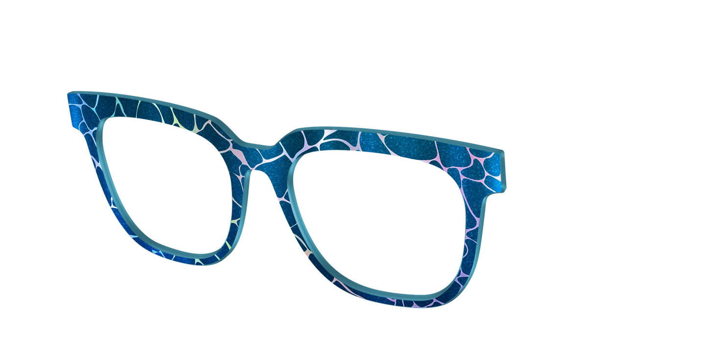 The Teal Shimmer Holographic Pool