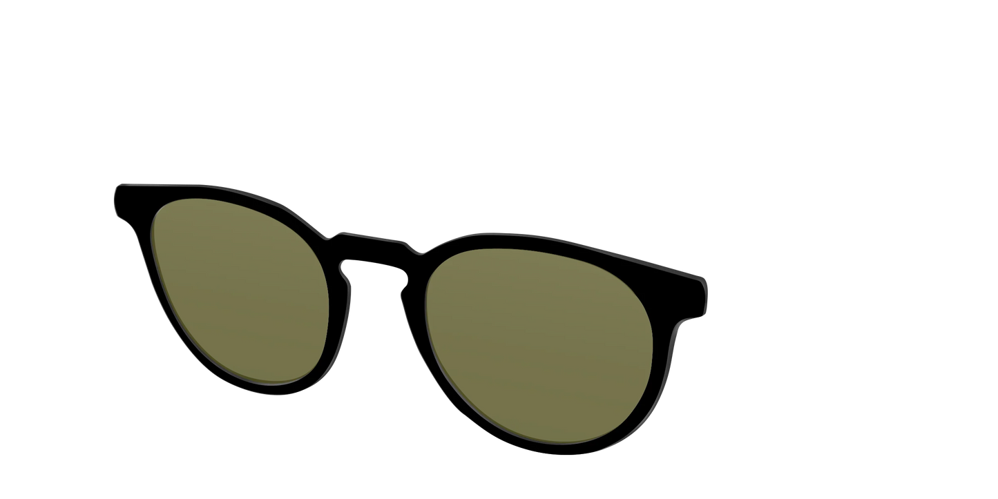 The Black with Green Racquet Sport Lens