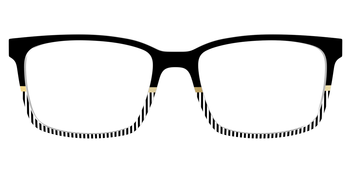 The Chic Stripes Crystal with Gold Foil