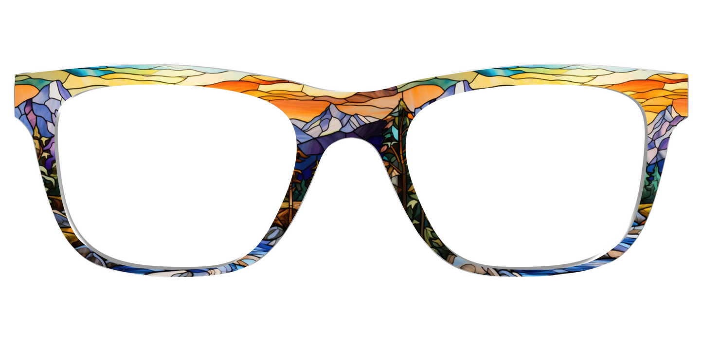The Mountainscape Stained Glass