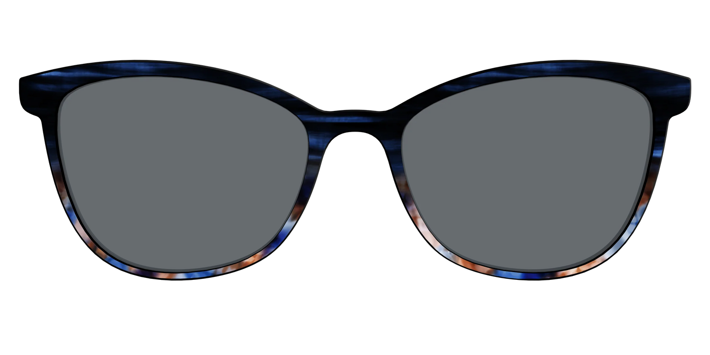 The Polarized Blue Horn Tortoise Sun Top