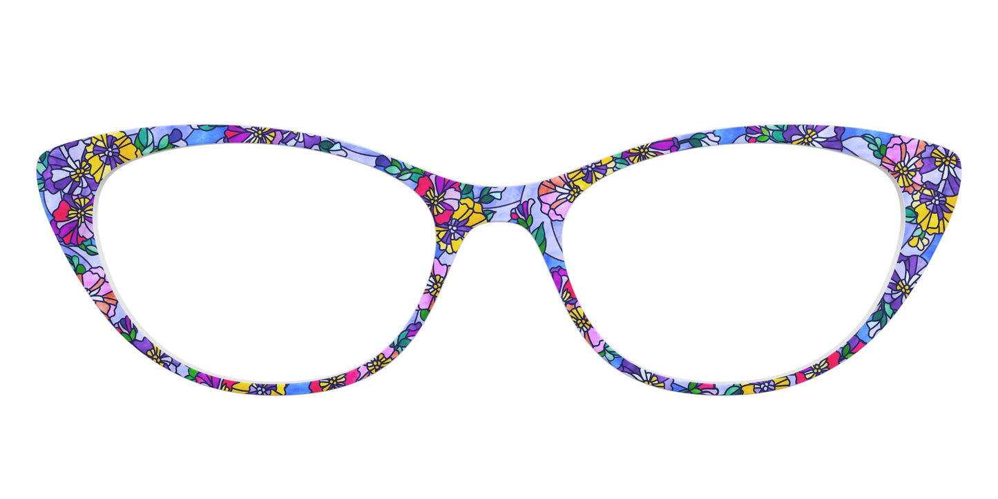 The Pansy Stained Glass