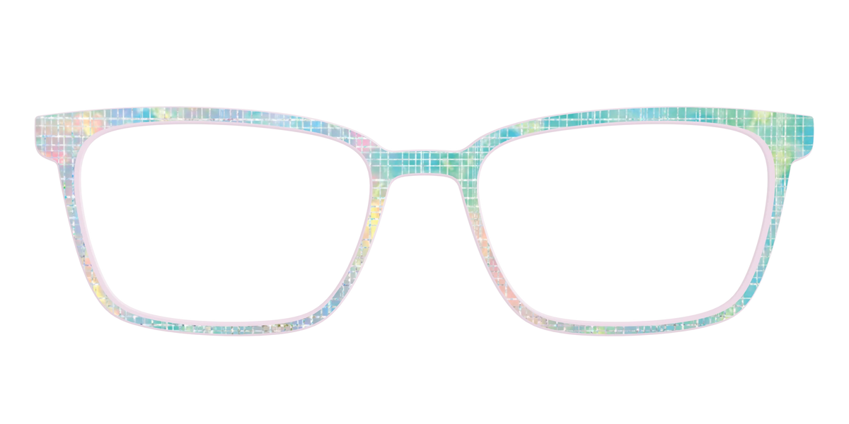 The Pastel Gradient with Holographic Hatching