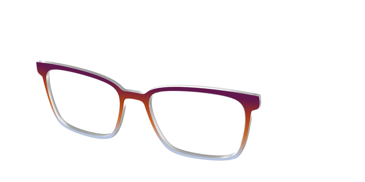 The Raspberry to Periwinkle Gradient
