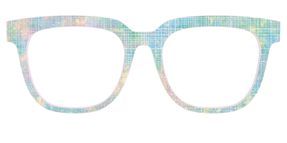 The Pastel Gradient with Holographic Hatching