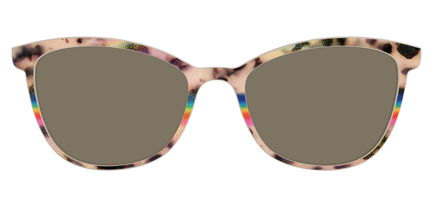 The Polarized Prism Split Tortoise Sun Top