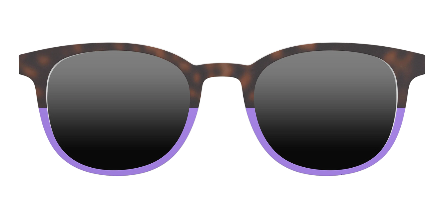 The Polarized Purple Tortoise Sun Top
