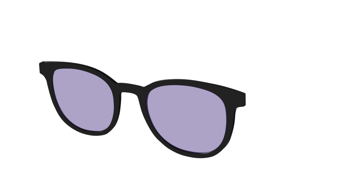 The Black With Celestial Purple Lens