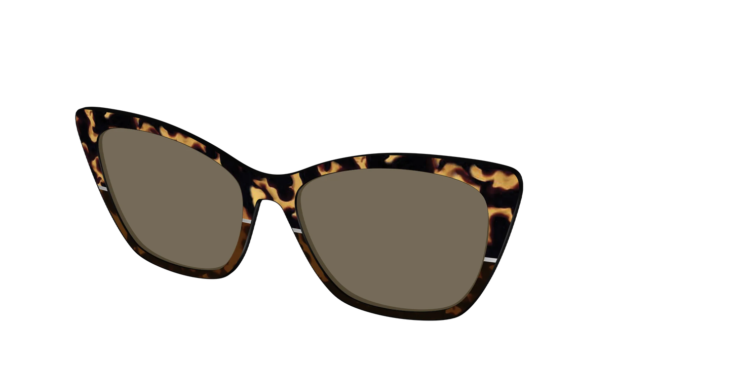 The Polarized Chic Tortoise Split Sun Top