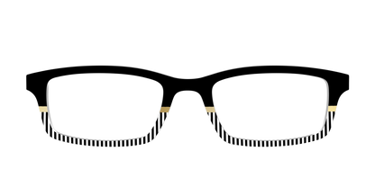 The Chic Stripes Crystal with Gold Foil