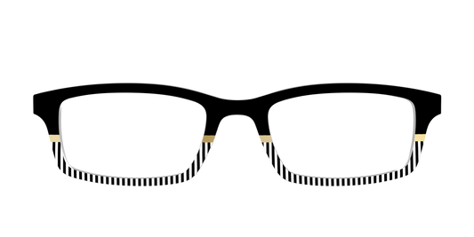 The Chic Stripes Crystal with Gold Foil