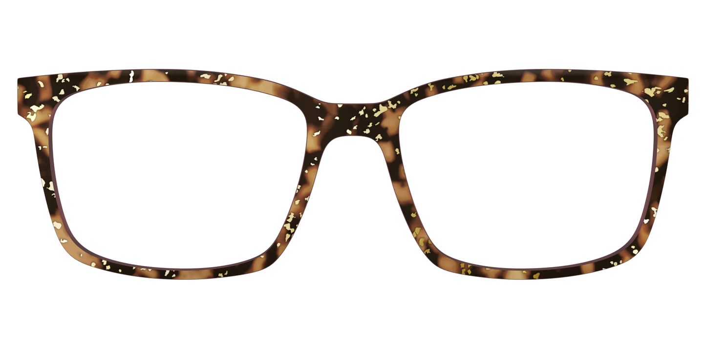 The Sandalwood Tortoise with Gold Foil