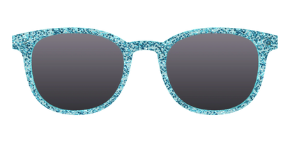 The Polarized Aquamarine Sparkle Sun Top