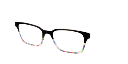 The Chic Pride Stripes Crystal with Gold Foil