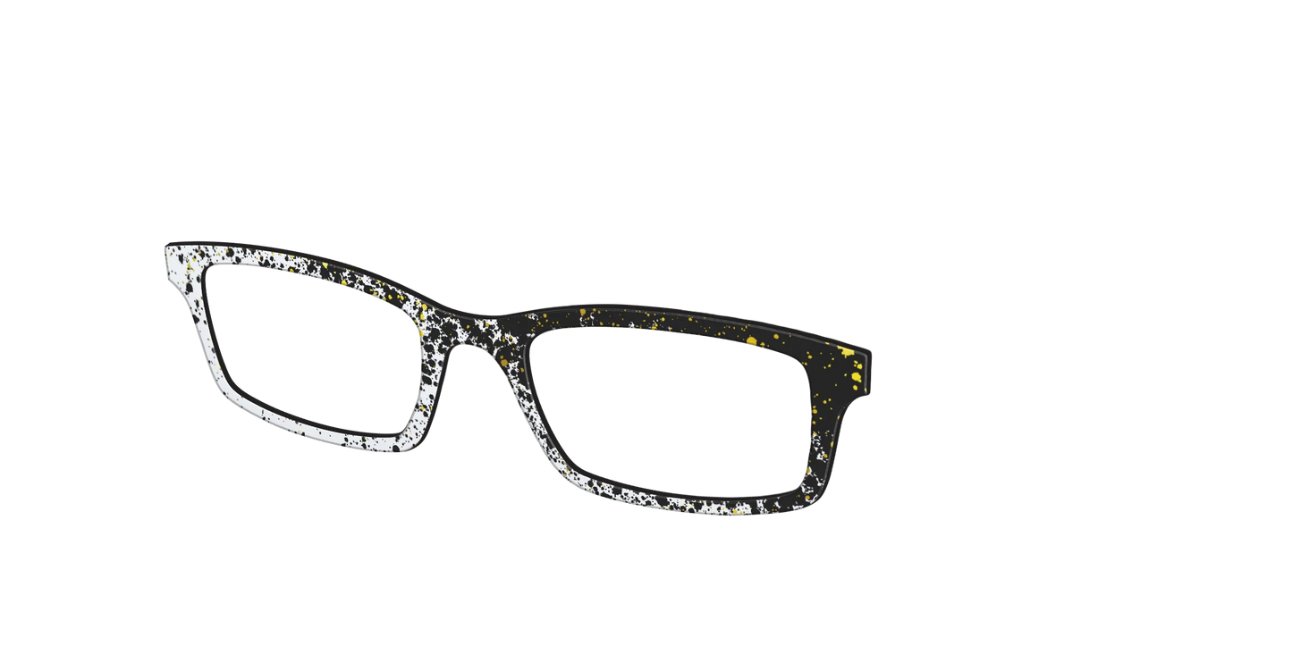 The Black & White Splatter