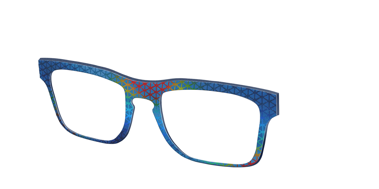 The Gleaming Blue Triangles