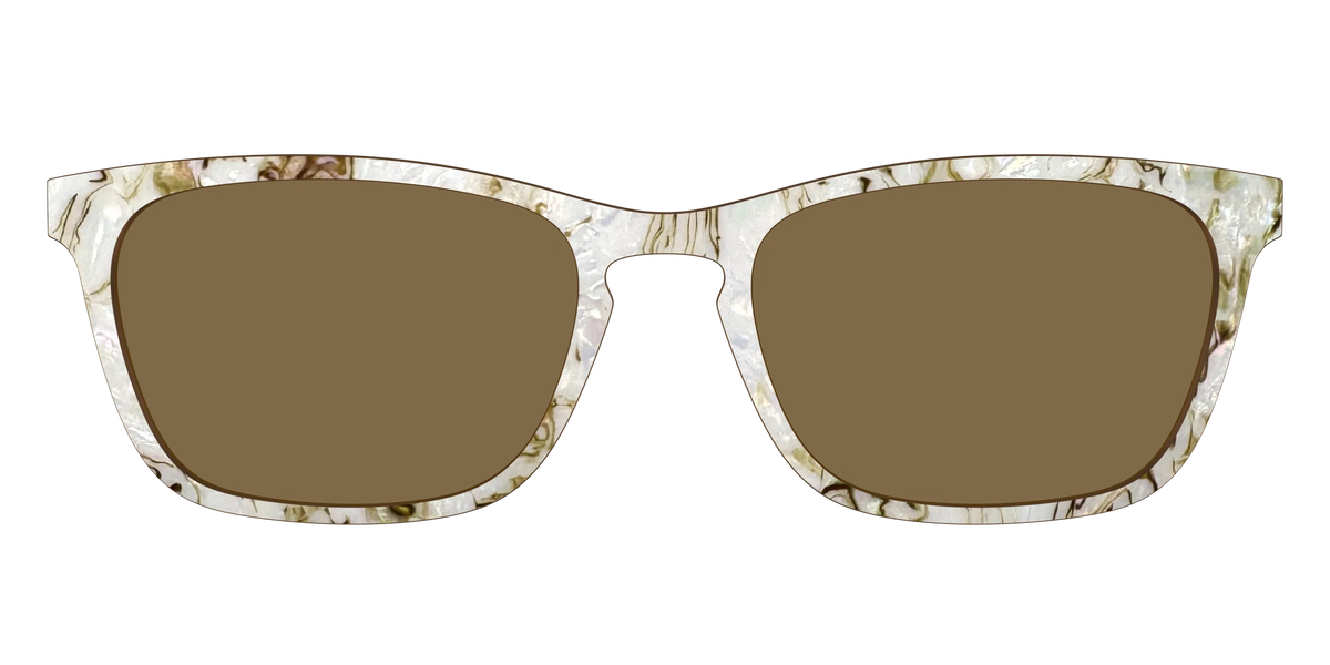 The Polarized Ivory Sand Pearl Shell Sun Top