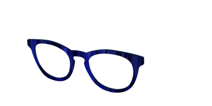 The Indigo Moire Stripes