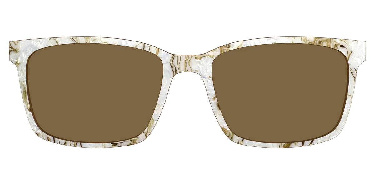The Polarized Ivory Sand Pearl Shell Sun Top