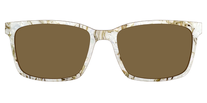 The Polarized Ivory Sand Pearl Shell Sun Top