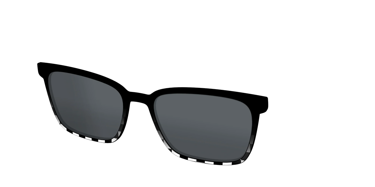The Polarized Checkerboard Fade Sun Top