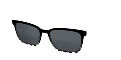 The Polarized Checkerboard Fade Sun Top