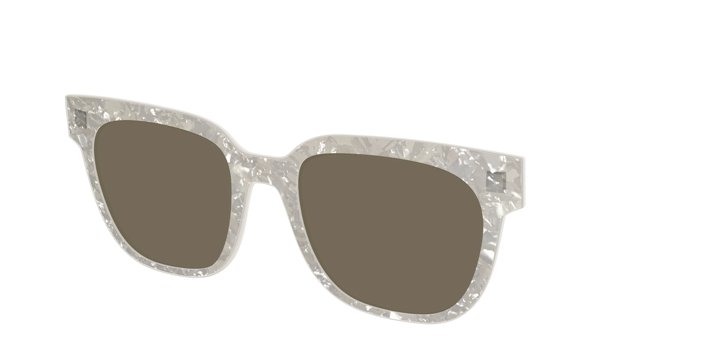 The Polarized White Quartz Pearl Sun Top
