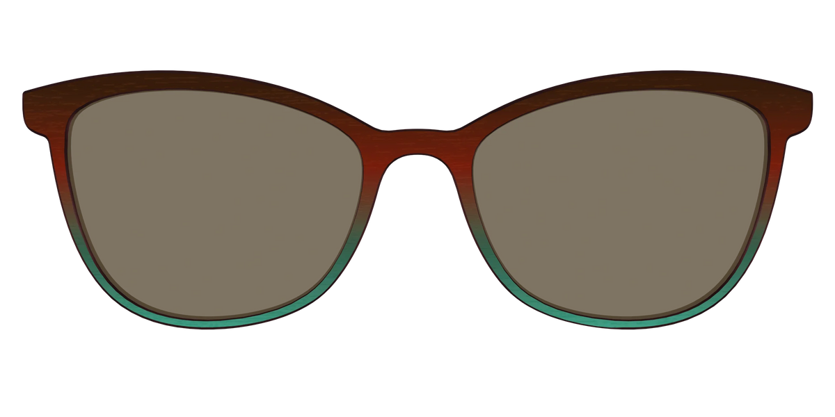 The Polarized Mahogany to Juniper Woodgrain Sun Top