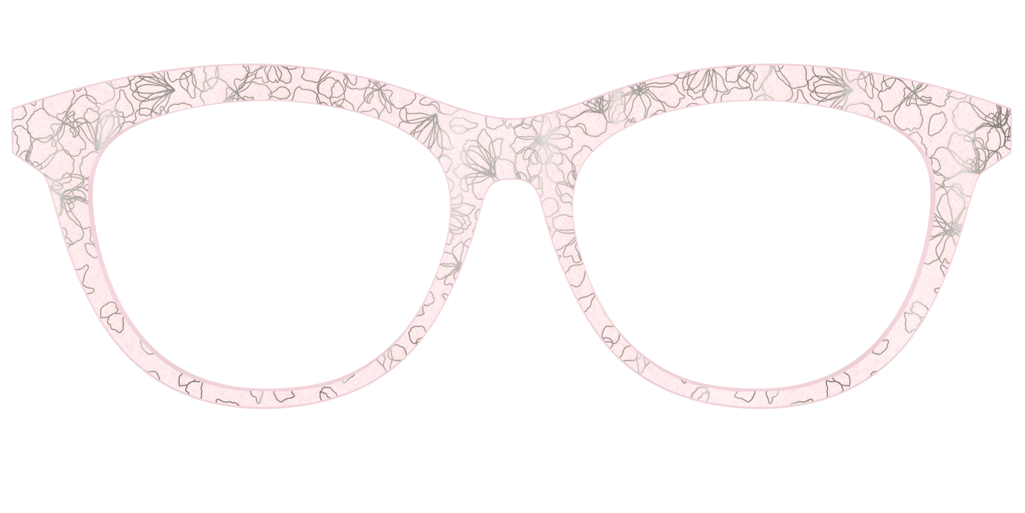 The Pink Shimmer Petals with Silver Foil