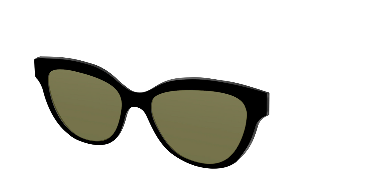 The Black with Green Racquet Sport Lens