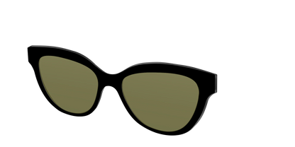 The Black with Green Racquet Sport Lens