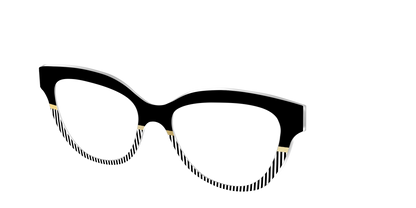 The Chic Stripes Crystal with Gold Foil