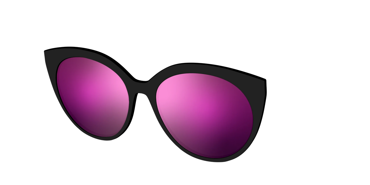 The Polarized Pink Reflective Sun Top