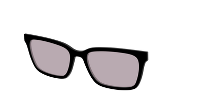 The Black with Gray Gaming Lens