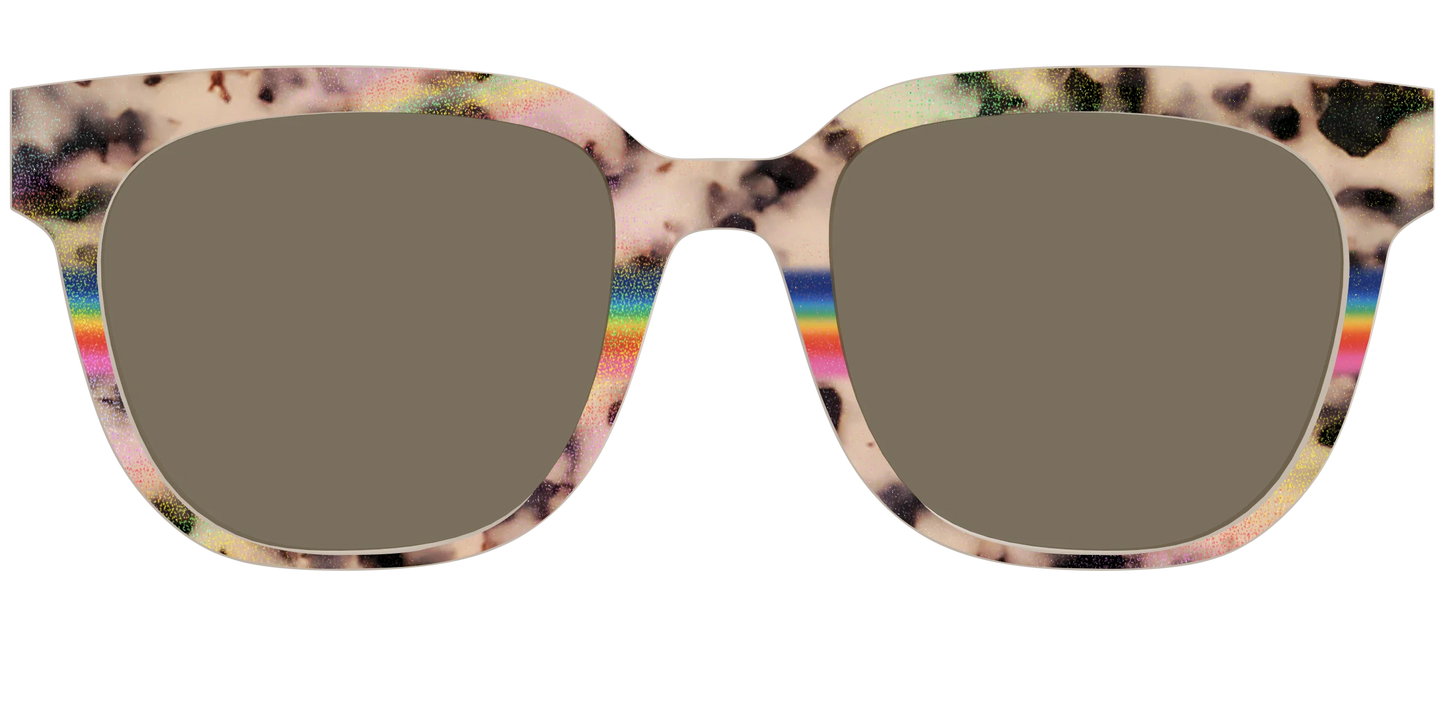 The Polarized Prism Split Tortoise Sun Top