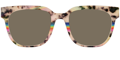 The Polarized Prism Split Tortoise Sun Top