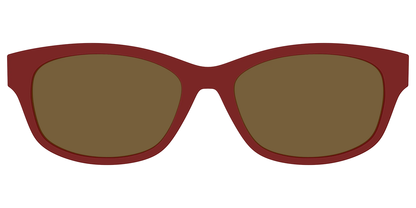 The Polarized Burgundy Sun Top