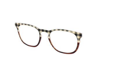 The Ivory Plaid Wood Split