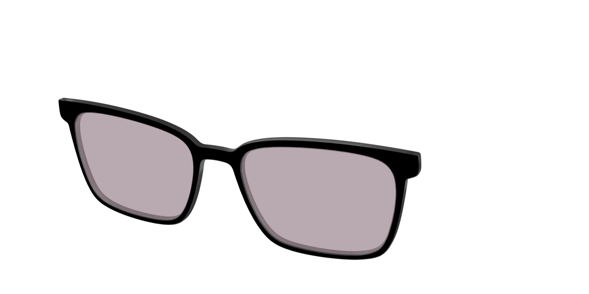 The Black with Gray Gaming Lens