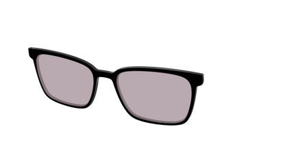 The Black with Gray Gaming Lens
