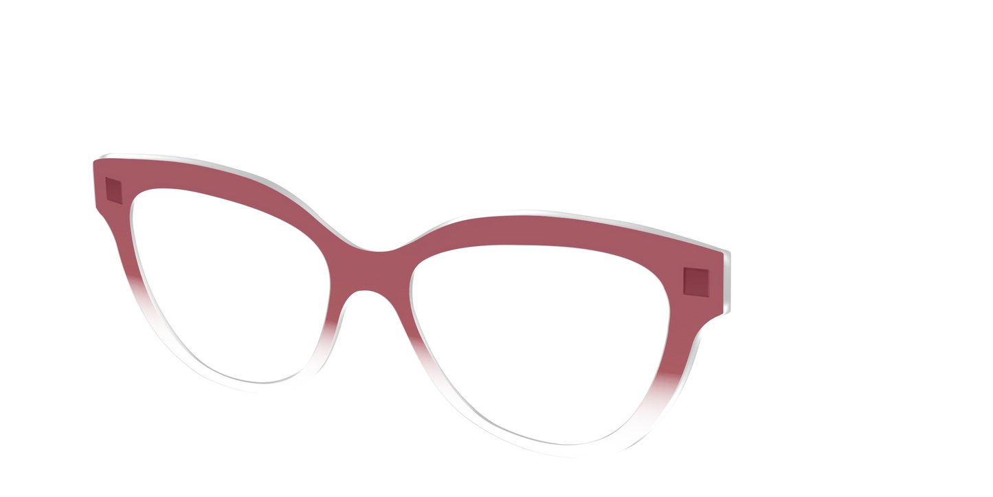 The Burgundy Gradient Crystal