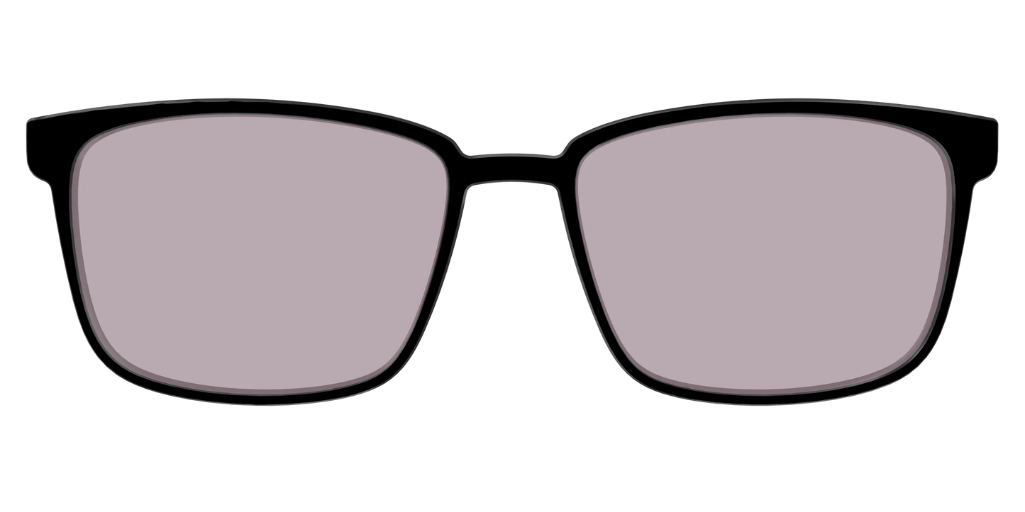The Black with Gray Gaming Lens