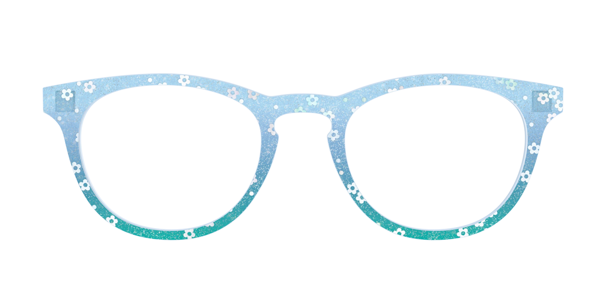 The Sky Blue Crystal with Daisy Glitter