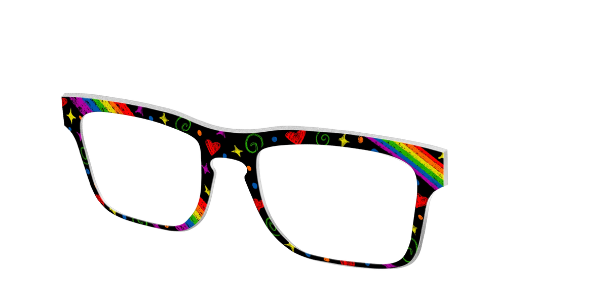 The Rainbow Chalk Doodles
