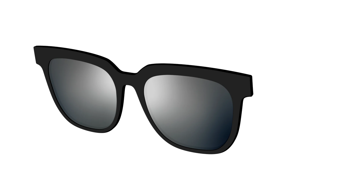 The Polarized Silver Reflective Sun Top