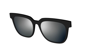 The Polarized Silver Reflective Sun Top