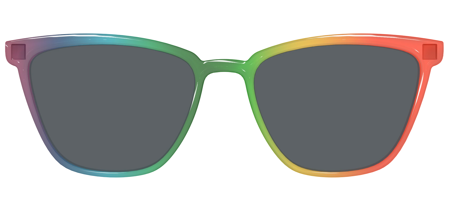 The Polarized Rainbow Gradient Sun Top